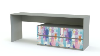 Большой Туалетный столик Сера BMS