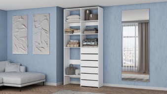 Стеллаж для одежды Мирта 39 BMS для дома