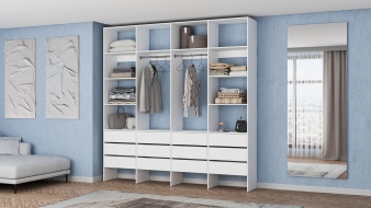 Стеллаж для одежды Мирта 64 BMS для дома