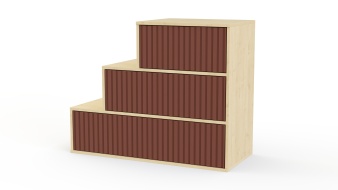 Лестница для кровати Фуксия 2 BMS в рассрочку