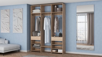 Стеллаж для одежды Мирта 91 BMS для дома