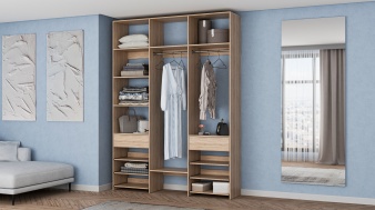 Стеллаж для одежды Мирта 89 BMS для дома