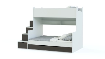 Стильная Детская двухъярусная кровать Д-3 BMS