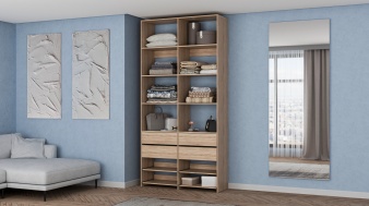 Стеллаж для одежды Мирта 85 BMS для дома