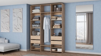 Стеллаж для одежды Мирта 94 BMS для дома