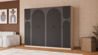 Шкаф распашной Вивьен 17 BMS