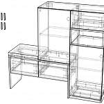 Схема сборки Тумба для обуви Кетлин 2 BMS