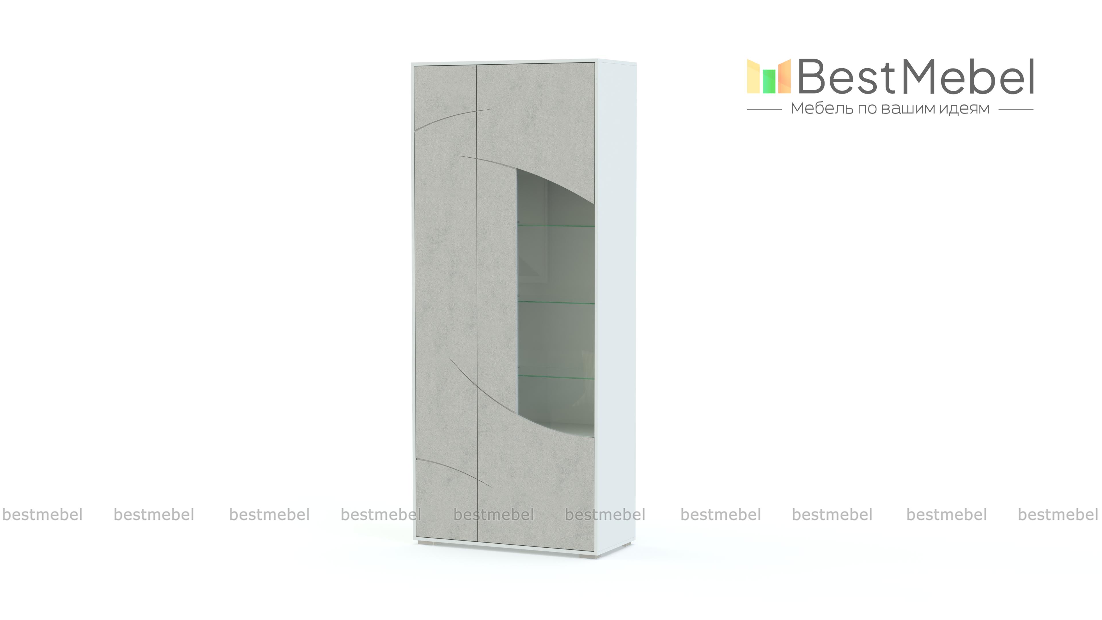 Шкаф-витрина Мадейра BMS - Фото