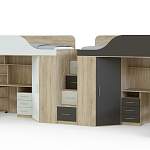 Кровать-чердак с рабочей зоной Мираж 17  BMS - Фото 1