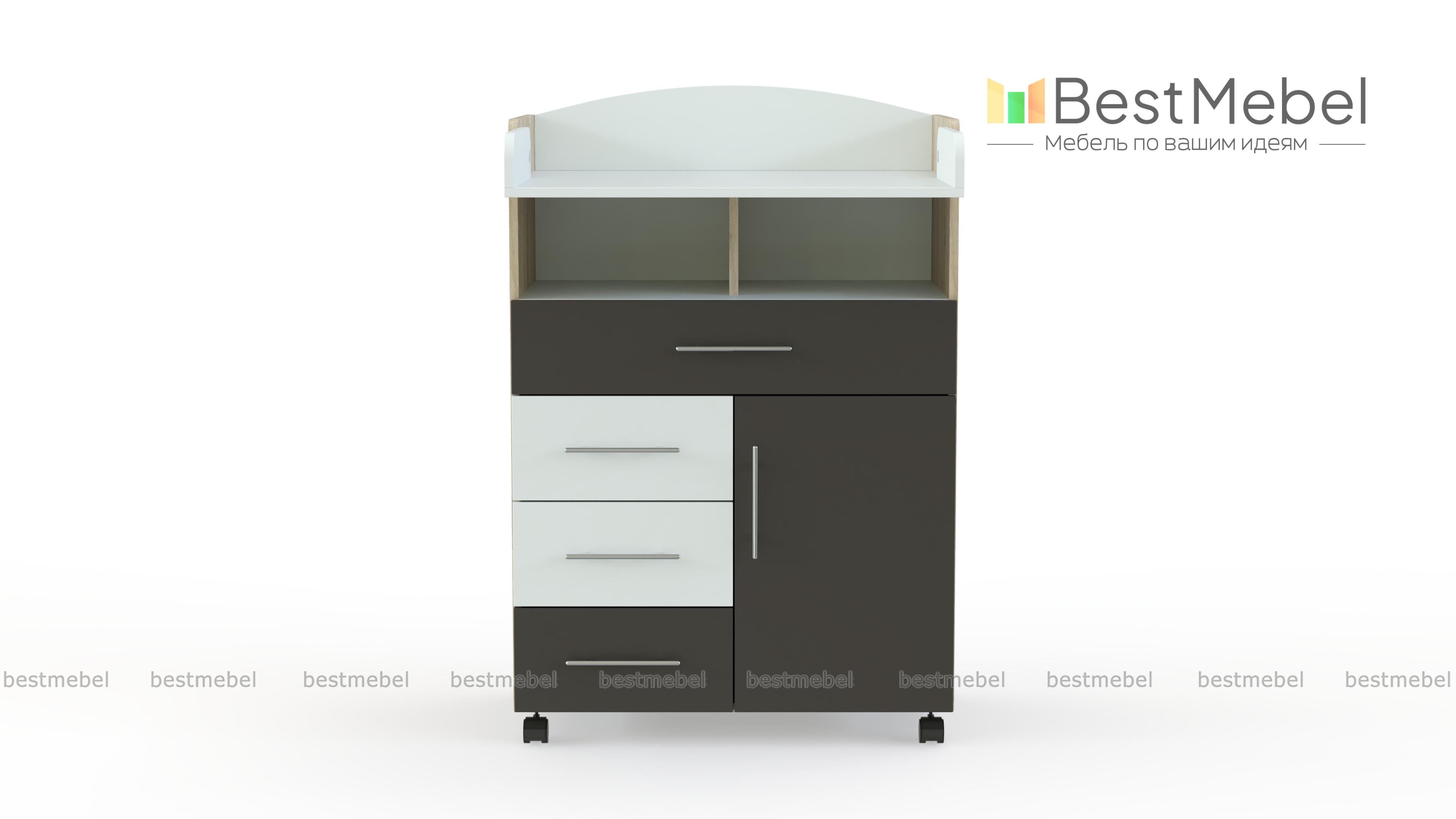 Пеленальный комод Уно 6 BMS - Фото