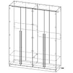 Схема сборки Шкаф распашной Аврил 14 BMS