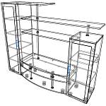 Схема сборки Стенка-горка Бетховен-1 BMS