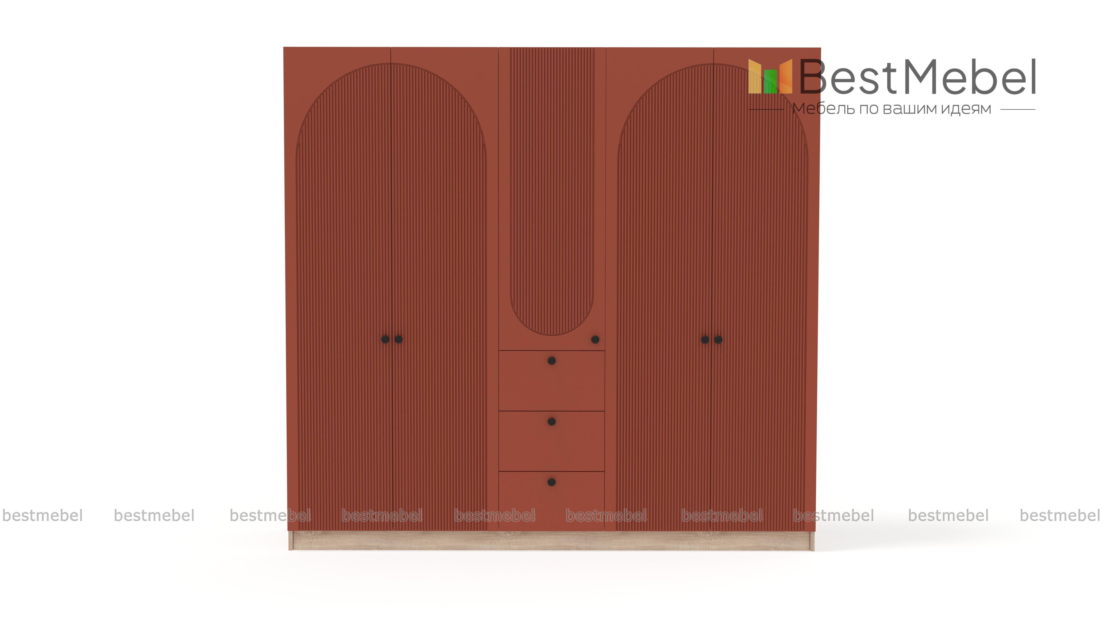 Шкаф распашной Вивьен 15 BMS - Фото