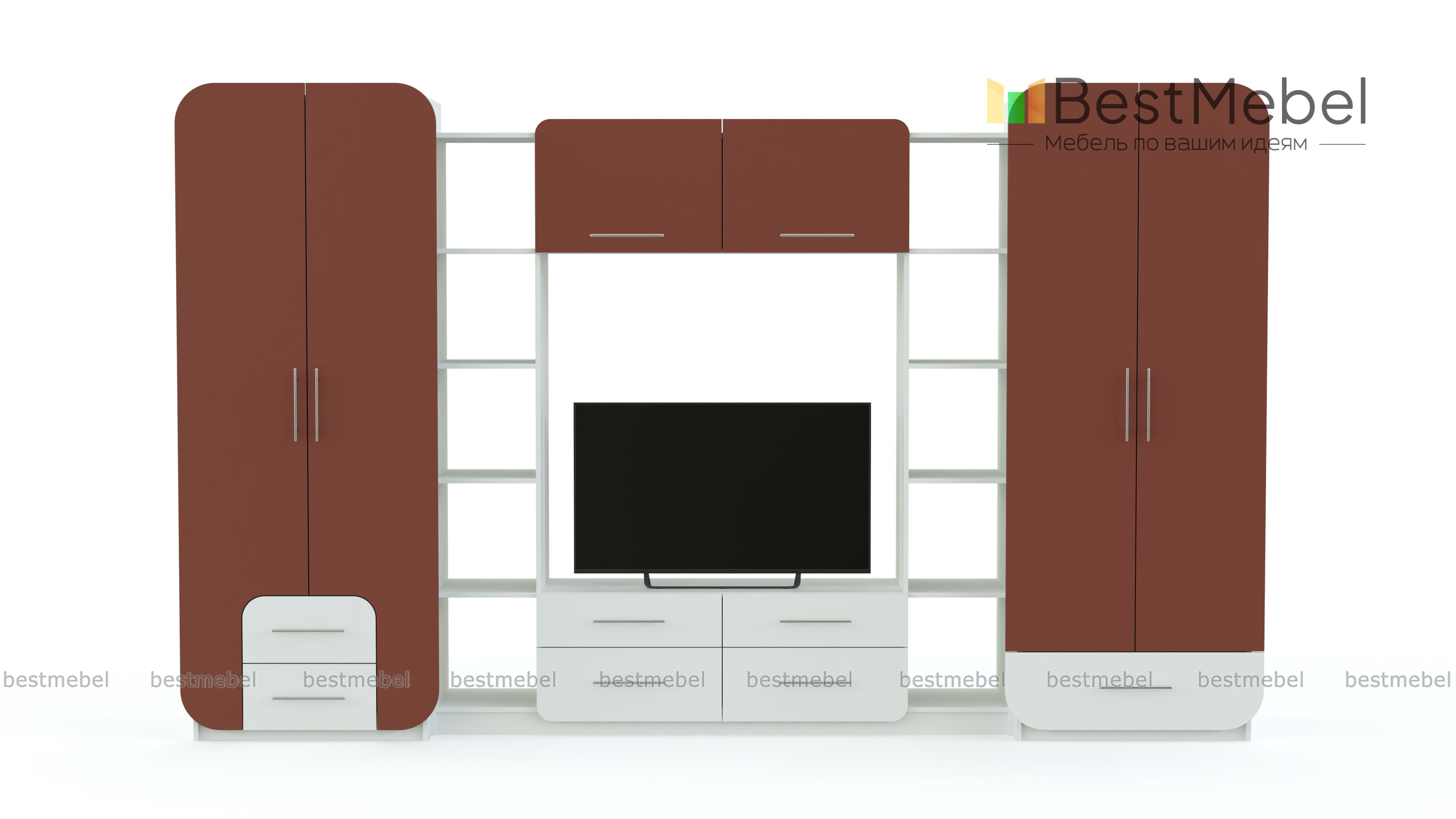 Стенка для гостиной Пенелопа-9 BMS - Фото