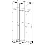 Схема сборки Шкаф распашной Джосс 2 BMS