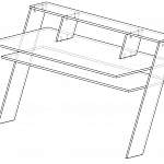 Схема сборки Стол компьютерный Моджо 1 BMS