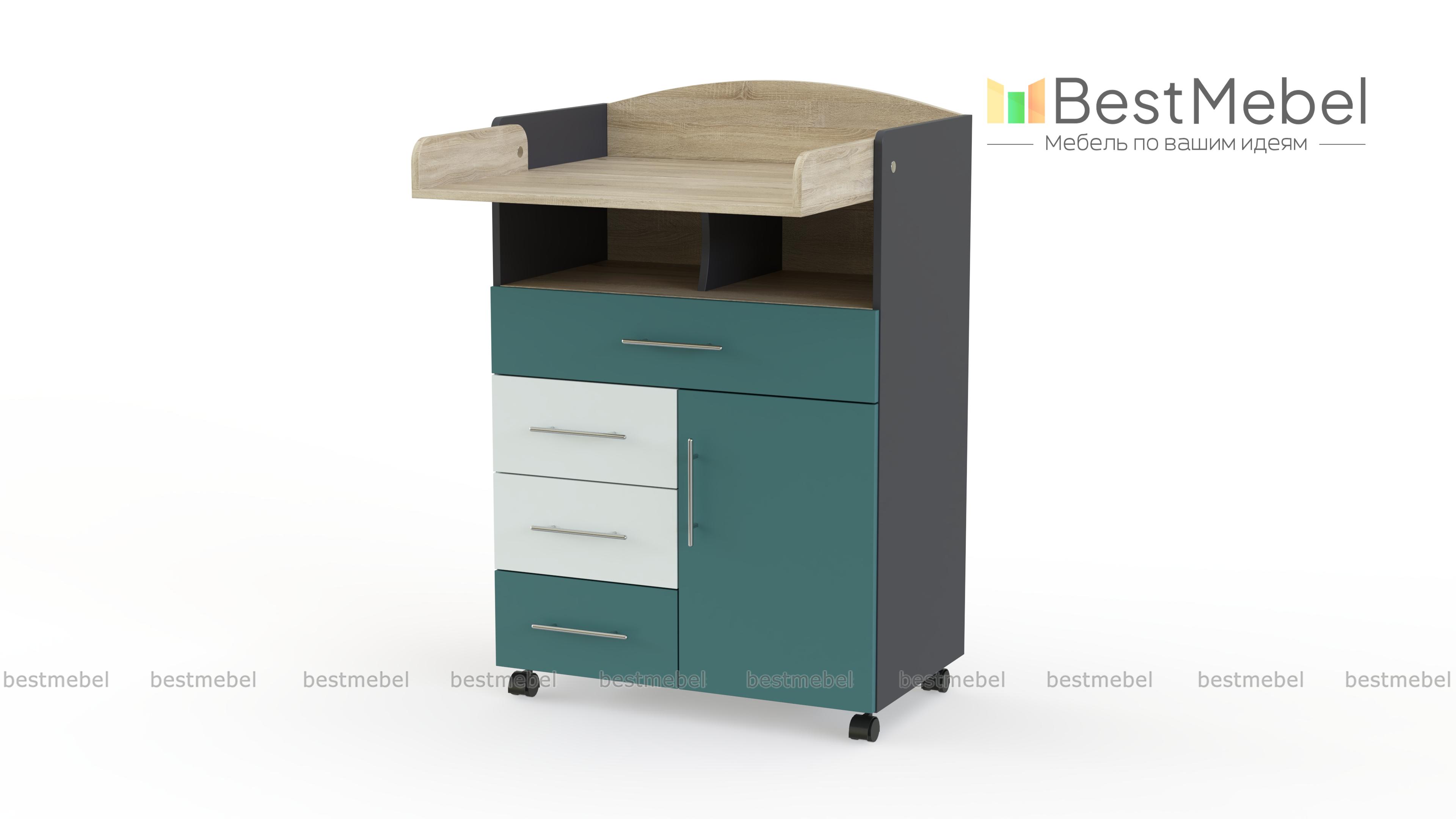 Пеленальный комод Уно 6 BMS - Фото