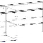 Схема сборки Стол журнальный Непо BMS