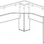 Схема сборки Угловой стол О-237  BMS