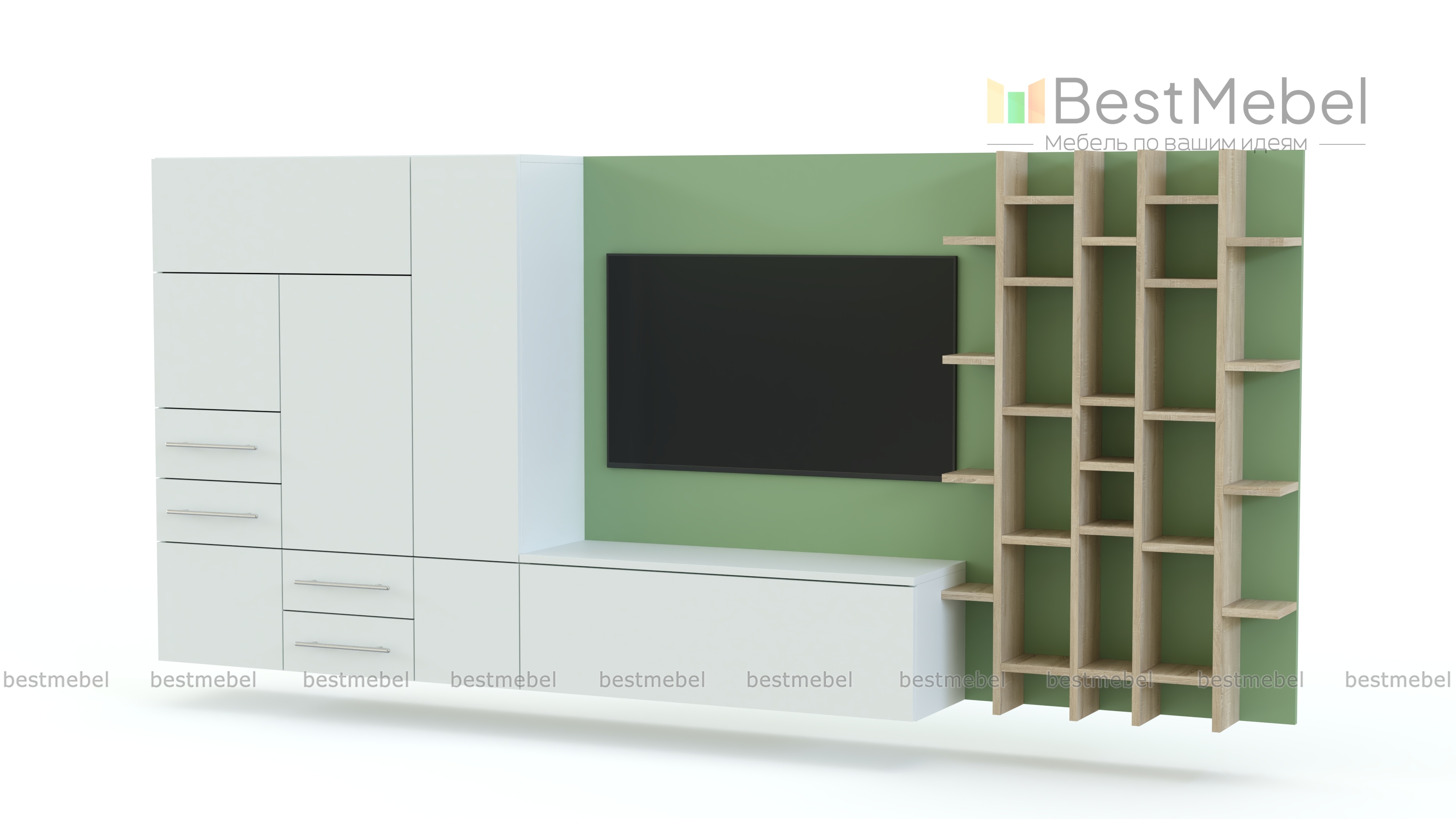 Стенка для гостиной Модель 11 BMS