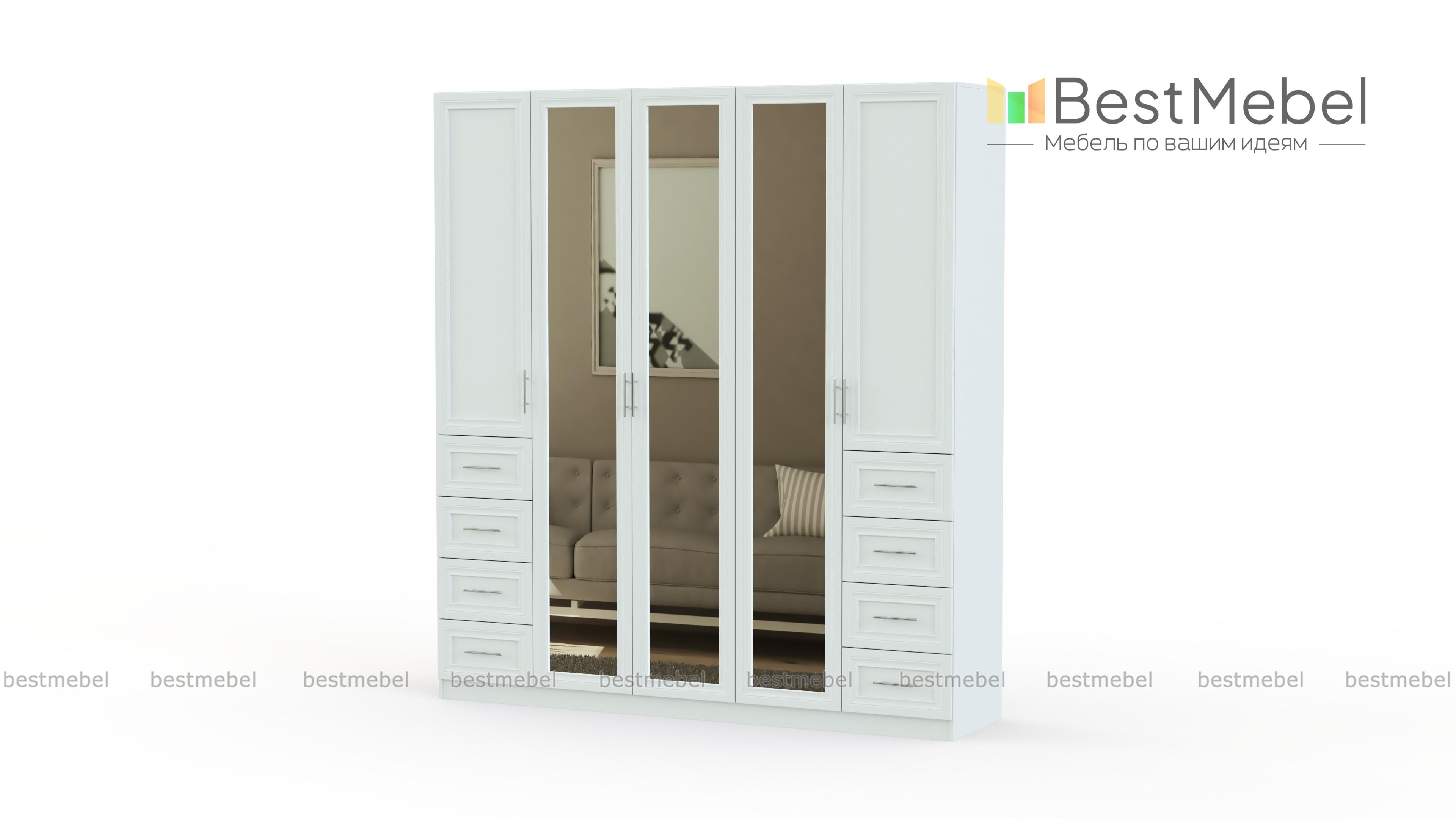 Распашной шкаф Крона 19 BMS - Фото