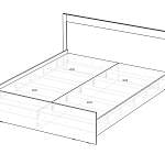 Схема сборки Кровать Monte BMS
