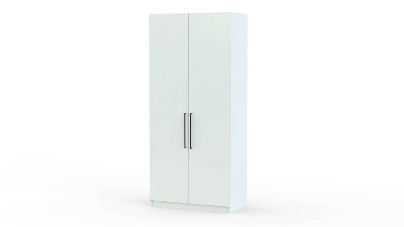 Шкаф распашной Остин Лайт 1 BMS(Платье - Платье (2 полки) (2))