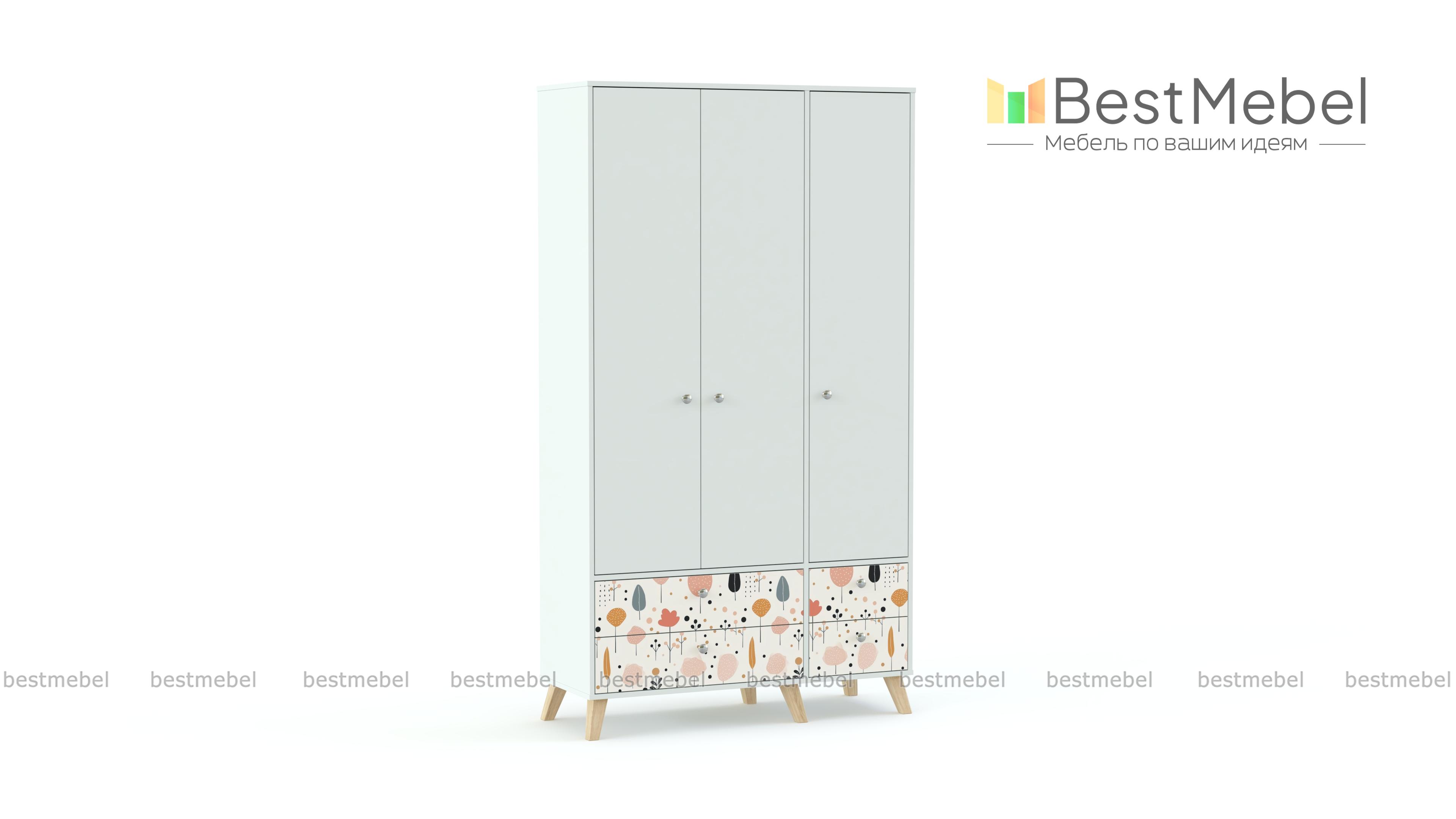 Шкаф распашной Эльза 5 BMS - Фото