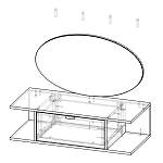 Схема сборки Туалетный столик Эстель 17 BMS