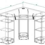 Стол угловой компьютерный Дениза BMS